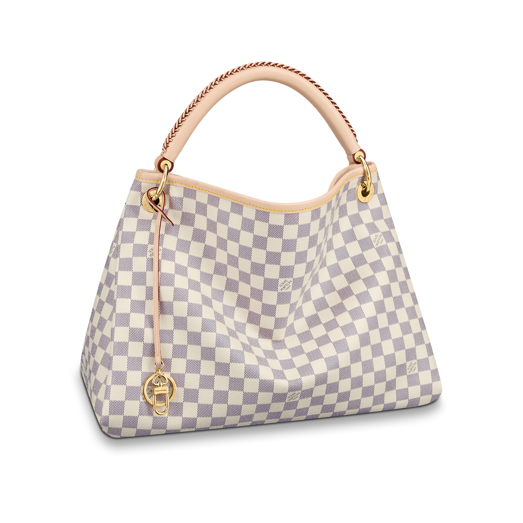 Louis Vuitton ARTSY MM Handbag Damier Azur N40253